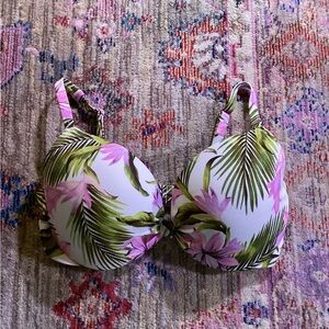 Floral Print Women's Swimsuit Top